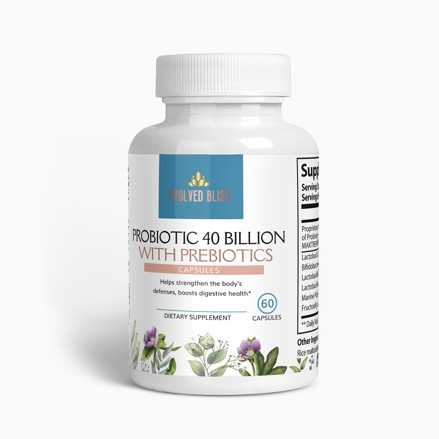 Probiotic 40 Billion with Prebiotics