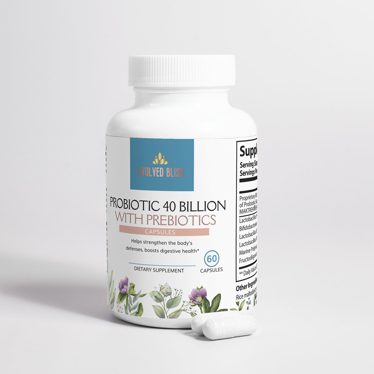 Probiotic 40 Billion with Prebiotics